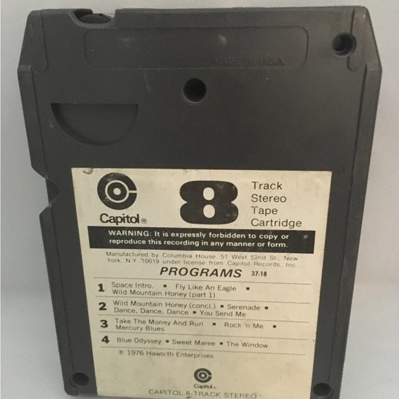 Steve Miller Band Fly Like An Eagle 8 Track -used- see details below for info!!! - Picture 4 of 6